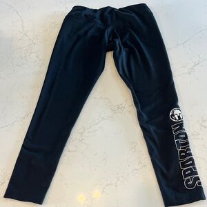 Reebok 7/8 leggings. Spartan branding. S